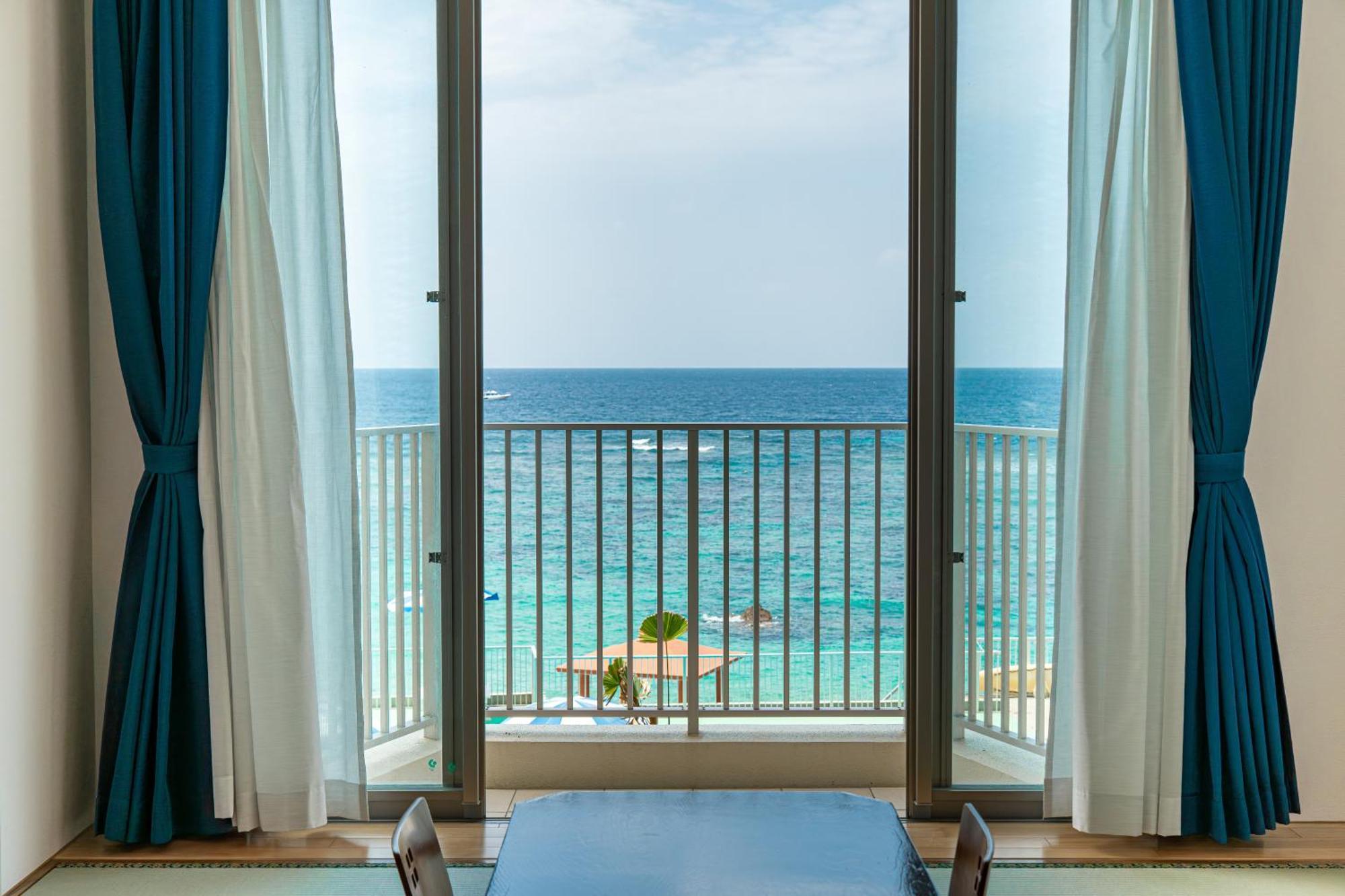 Hotel Miyuki Beach Onna Eksteriør bilde